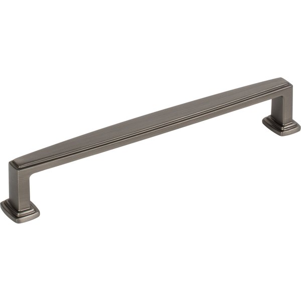 Jeffrey Alexander 160 mm CentertoCenter Brushed Pewter Richard Cabinet Pull 171-160BNBDL